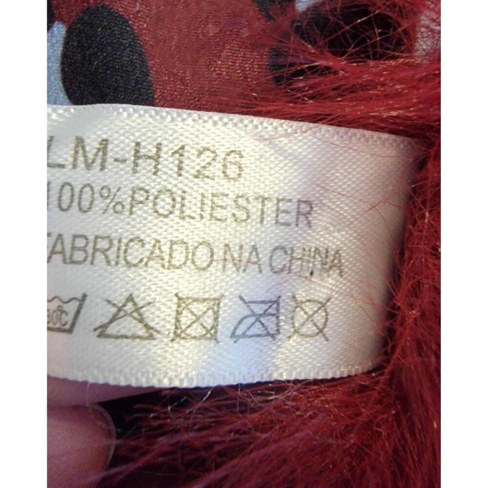 L&M Faux Fur Neck Warmer And‎ Animal Print Scarf - Picture 4 of 6